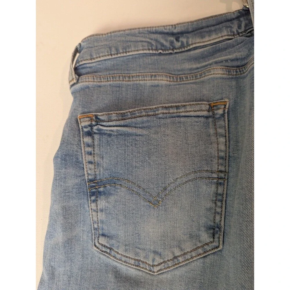 Levis Pants Womens 33x32 Blue‎ 514 Slim Straight Denim Casual Workwear Preppy